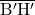 \overline{\rm B'H'}