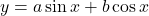 y=a \sin x + b \cos x