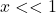 x << 1